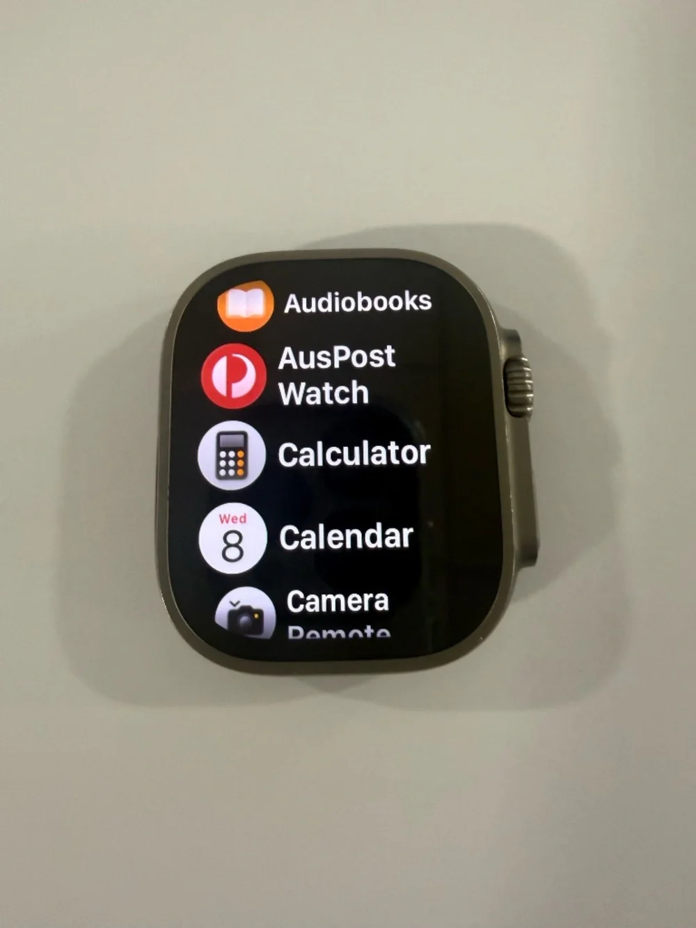 APPLE ULTRA 2 Silver Titanium case and Orange Crown Accent - 49mm